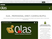 Tablet Screenshot of olas.ie